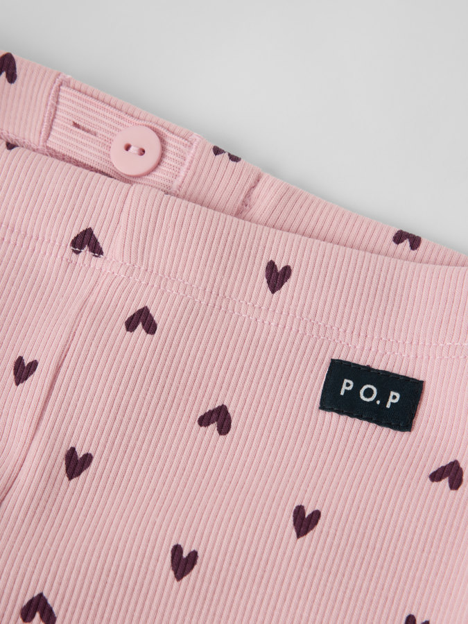 Ribbede tights Hjerter