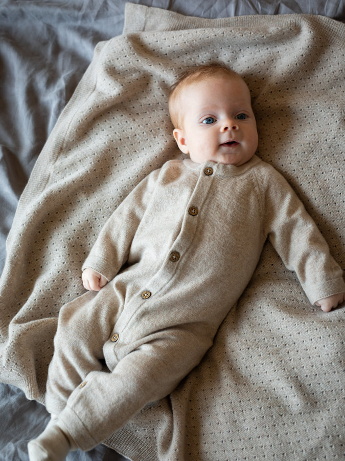 Strikket teppe Kasjmir