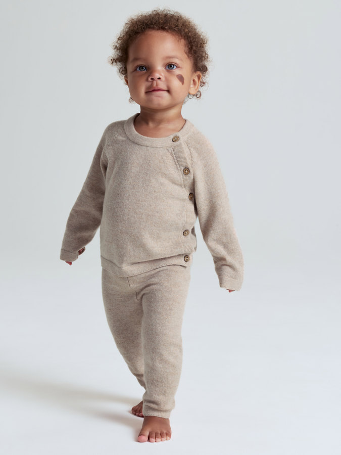 Strikket bukse Kasjmir