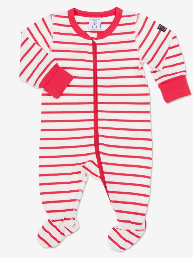 Pyjamas stripet nyfødt