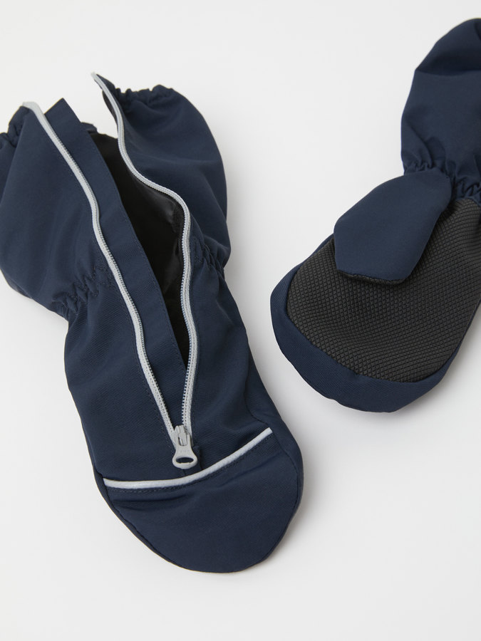 Skallvotter med glidelås ensfargede Skallvotter med glidelås ensfargede