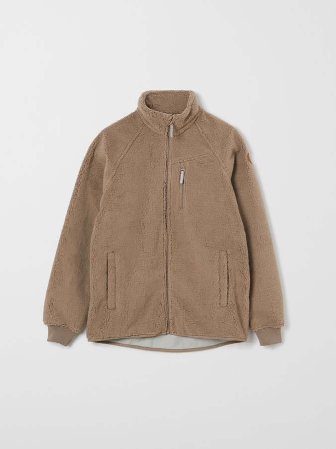 Vindtett pilefleecejakke voksen Vindtett pilefleecejakke voksen