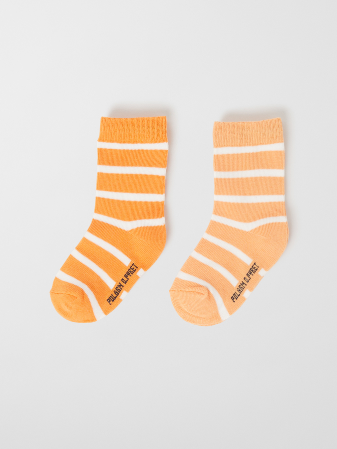 2-pakning sokker stripet