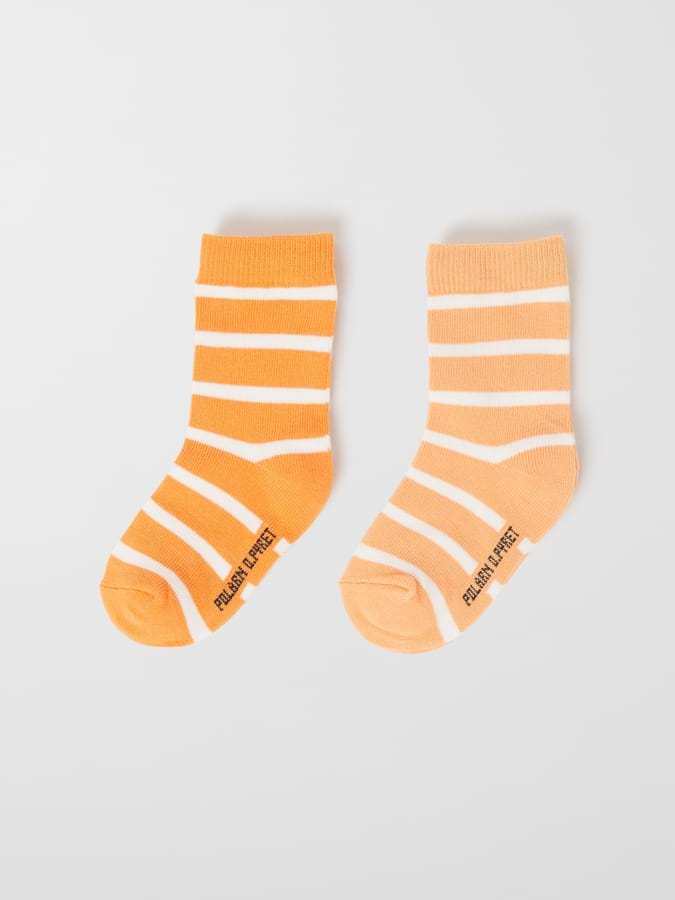 2-pakning sokker stripet