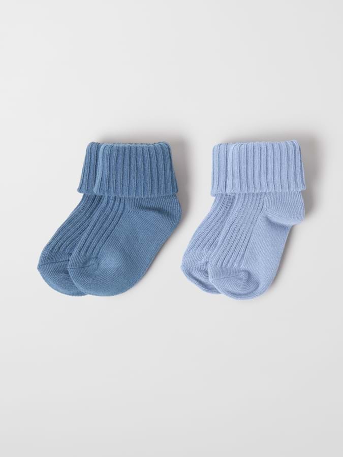 2-pakning sokker ensfargede