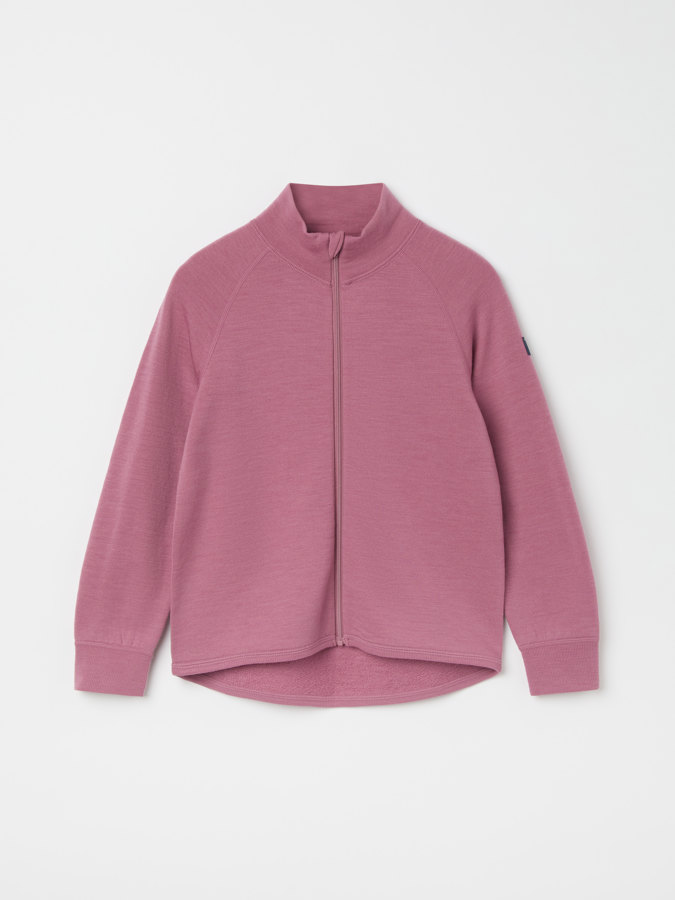 Jakke ullfrotté i merino Jakke ullfrotté i merino