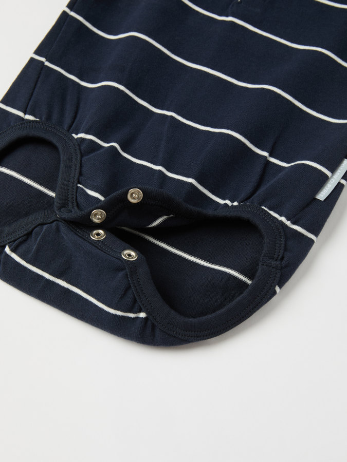 Body med krage stripet Body med krage stripet