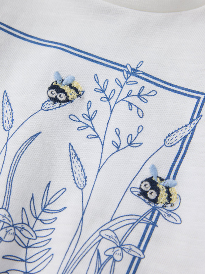 Kortermet genser blomster Kortermet genser blomster