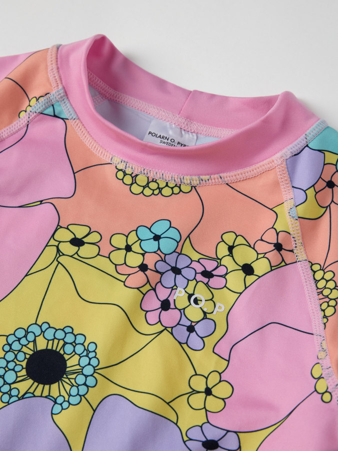 Langermet UV-trøye blomstret Langermet UV-trøye blomstret