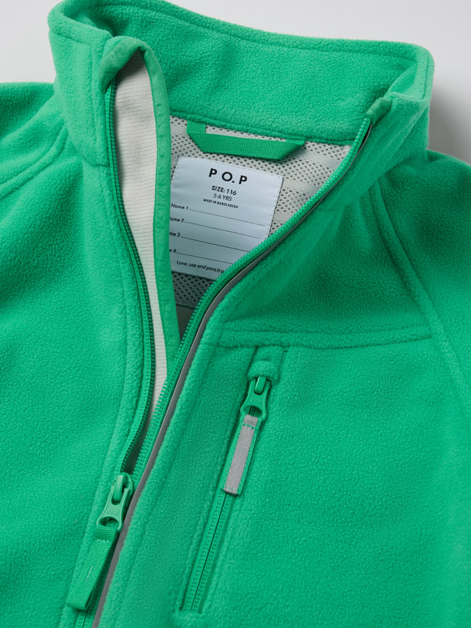 Vindtett vindfleecejakke Vindtett vindfleecejakke