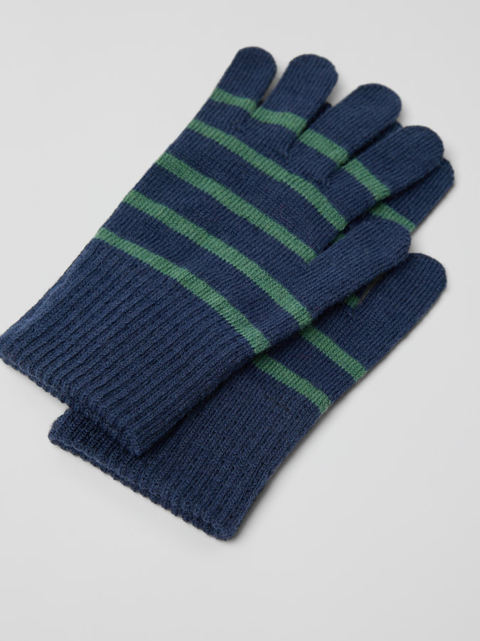 Strikkede vanter ullblanding Strikkede vanter ullblanding