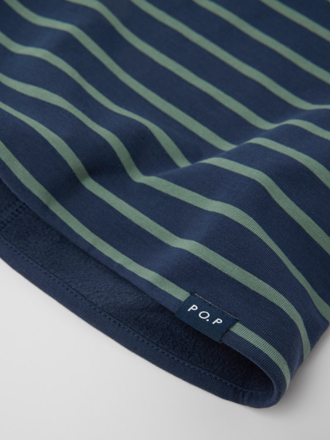 Tubeskjerf fleecefôret stripet Tubeskjerf fleecefôret stripet