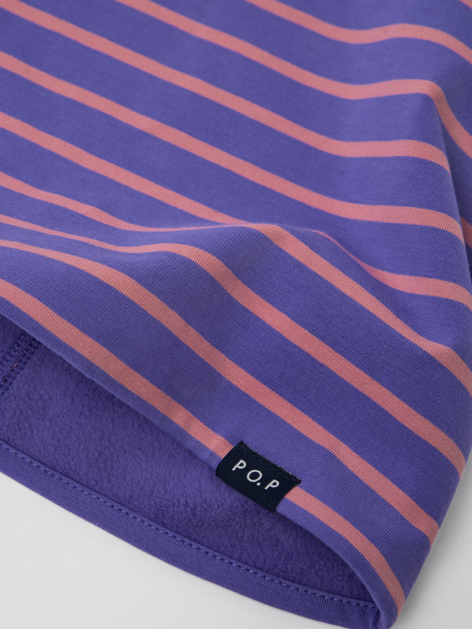 Tubeskjerf fleecefôret stripet Tubeskjerf fleecefôret stripet