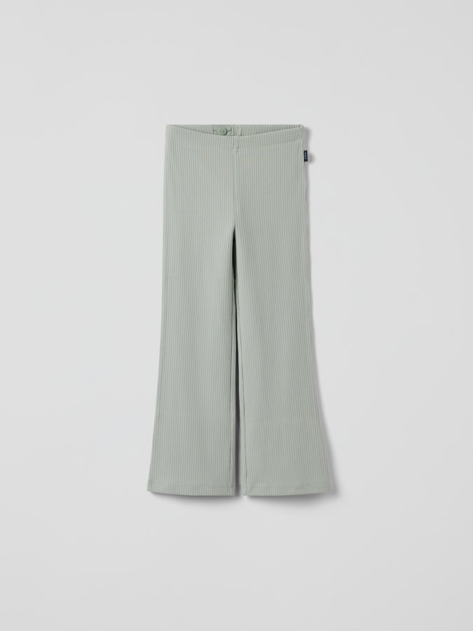 Ribbestrikket utsvingte tights Ribbestrikket utsvingte tights