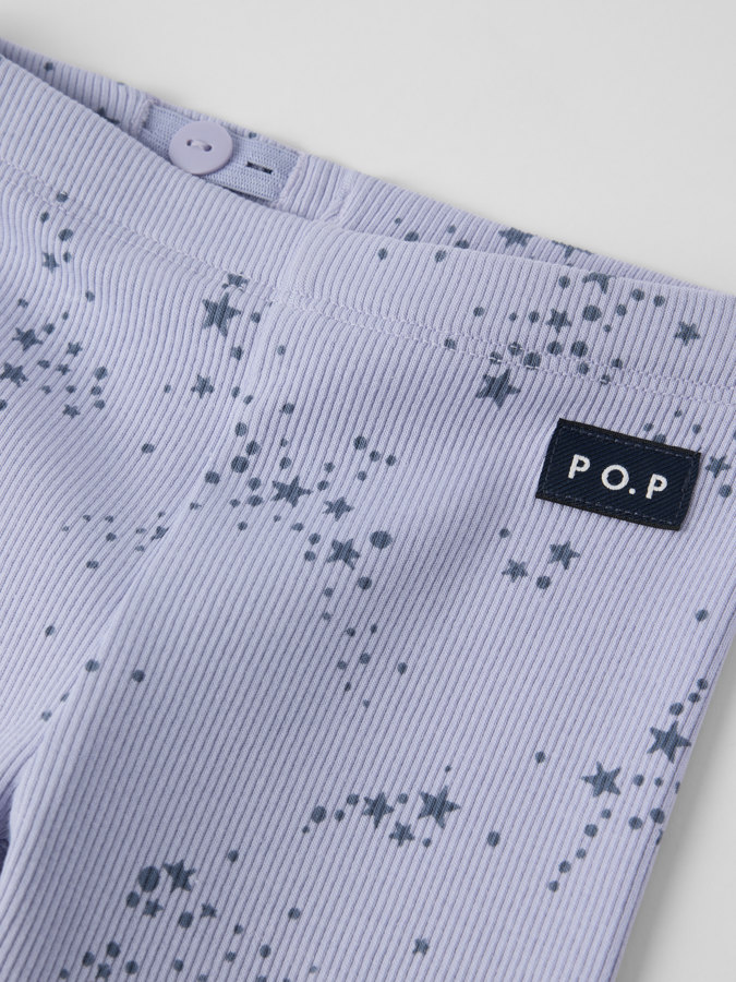 Ribbede leggings stjerner Ribbede leggings stjerner