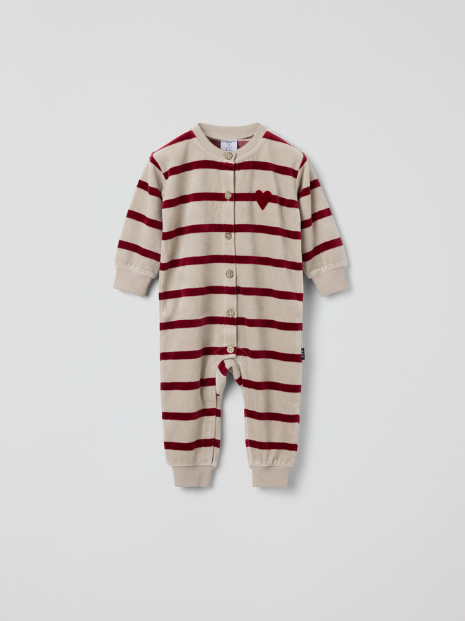 Stripet velourdress Stripet velourdress