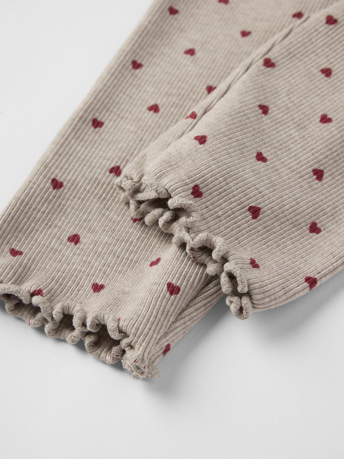 Leggings med hjerter Leggings med hjerter