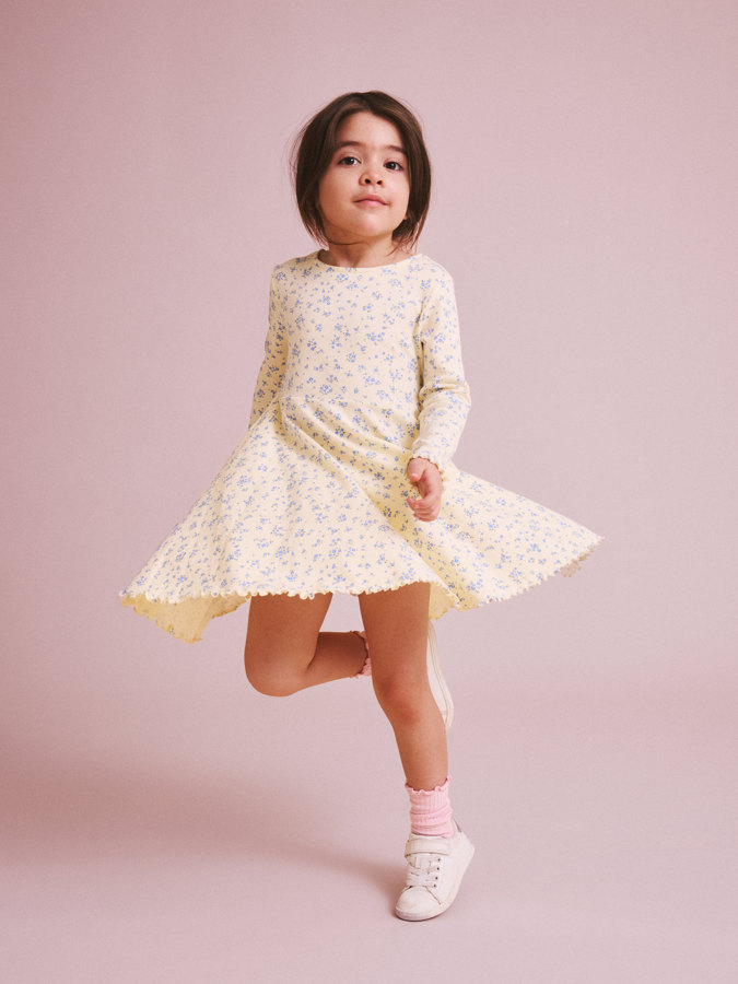 Snurrekjole blomster Snurrekjole blomster