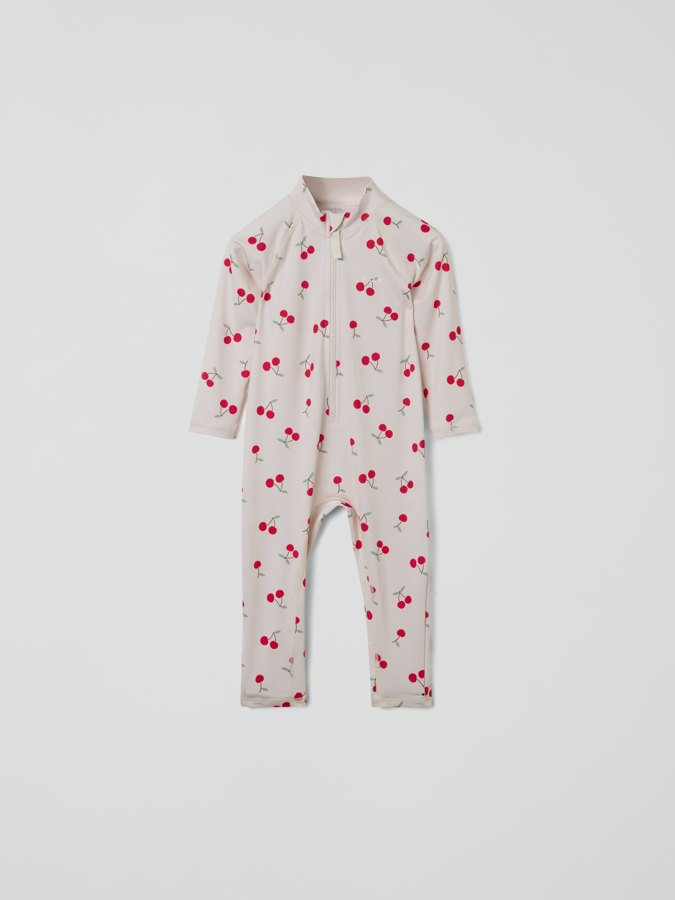 Langermet UV-drakt kirsebær Langermet UV-drakt kirsebær