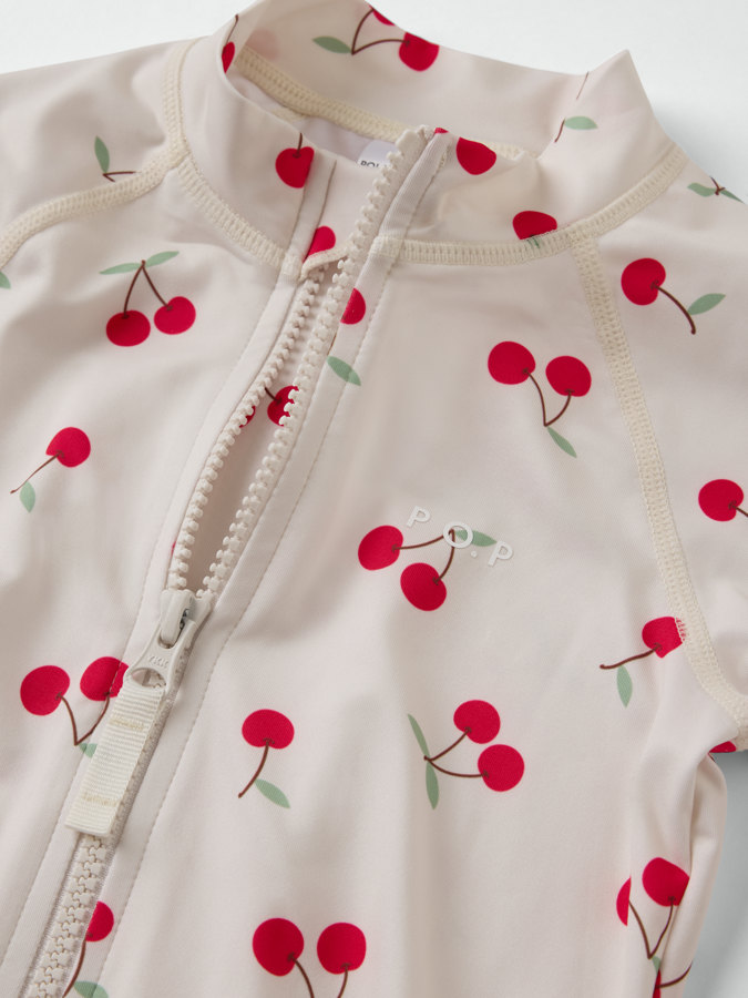 Langermet UV-drakt kirsebær Langermet UV-drakt kirsebær