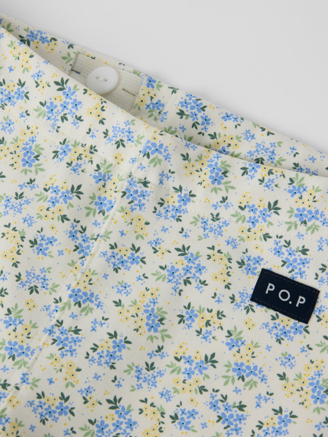 Sykkelshorts blomstrete Sykkelshorts blomstrete