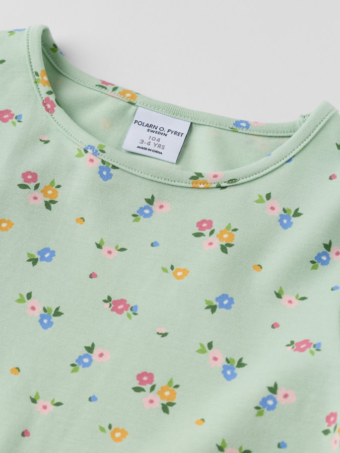 Langermet kjole blomstrete Langermet kjole blomstrete